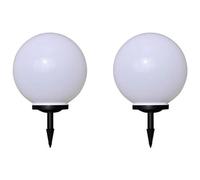 Outdoor Pathway Lamps 2 Pcs Led 40 Cm With Ground Spike