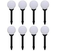 Outdoor Pathway Lamps 8 Pcs Led 15 Cm With Ground Spike