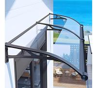 Outdoor Patio Awning Canopy - 60x300cm Clear Sun Shade for Windows & Doors UV-Resistant Weather Protection for Entrances & Outdoor Areas