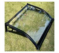 Outdoor Patio Awning, UV Protection, Rain & Snow Shield for Doorways & Windows - Clear Cover (100 x 160 cm) - Weather-Resistant, Durable, Easy Installation