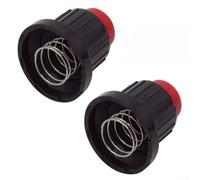 Outdoor Patio Gas Heater Pulse Ignition Switch Replacement Accessory with Plastic Red Cap and Integrated Spring Mechanism for Smooth Startup in Backyards, Gardens, and Other Outdoor Heating Ap(A)