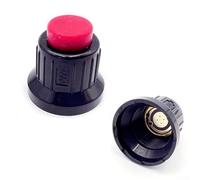 Outdoor Patio Gas Heater Pulse Ignition Switch with Spring Mechanism, For Durable Plastic Red Cap Replacement Accessory for Quick Startup, Compatible with Backyard(B)