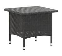 Outdoor Patio Poly Rattan Square Garden Coffee Table Side Sofa Outside Tables