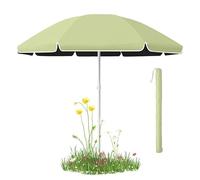 Outdoor Patio Umbrella 1.8m 2.2m 2.6m Adjustable Garden Sunshade Round Table Umbrella with Carry Bag No Base Required Perfect for Balcony & Deck Use