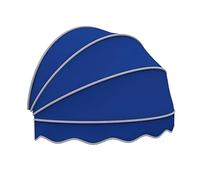 Outdoor Patio Umbrella Canopy Retractable UV Protect ning for Door & Window Foldable Dome e Ready-to-Use 100cm/39in Blue Sun Shelter for Porch