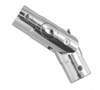Outdoor Patio Umbrella Tilt Mechanism Button Adjuster Metal Connector Parasol Replacement Parts Garden Sun Shade Angle Control System Silver 3.59x13.9cm