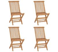 Outdoor Patio Wooden Folding 2 4 6 8 Pcs Garden Chairs Set Outside Chair Seats