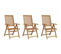 Outdoor Patio Wooden Folding Garden Chairs Set Solid Acacia Wood 2 3 4 6 8 pcs
