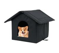Outdoor Pet House - Waterproof Shelter for Stray Dogs, Weather Resistant Cabin | Easy Assembly, Safe Space and for Summer, Winter, Indoor Patio, Patio,