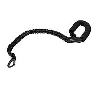 Outdoor Pet Nylon Reflective Leash, Elastic Dog Walking Leash with Foam Handle, Stretchy Retractable Dog Leash for Small Medium Large Dogs, Durable Alloy Hook for Safe Night Walkin (Black)