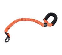 Outdoor Pet Nylon Reflective Leash, Elastic Dog Walking Leash with Foam Handle, Stretchy Retractable Dog Leash for Small Medium Large Dogs, Durable Alloy Hook for Safe Night Walkin (Orange)