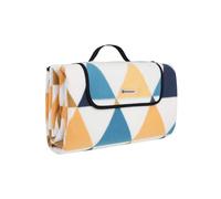 Outdoor Picnic Blanket, Blue + Yellow