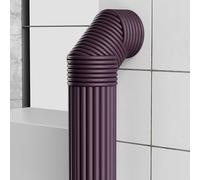 Outdoor Pipe Insulation Foam Tube, Soundproofing Garden Pipe Cover for Heating Ducts & Sewer Pipes, Brown Foam Sleeve for Water & Gas Piping Protection