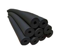 Outdoor Pipe Insulation for Winter Freeze Protection, 16 19 25 32 48 60 76 89 mm ID Flexible Waterproof Foam Tube Pipe Cover Black Insulation Tubing, Noise Reduction(T30mm X ID60mm X L1.9M)