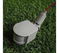 Outdoor PIR Detector Wall Light Control with Customizable Settings and Easy Operation (Gray)