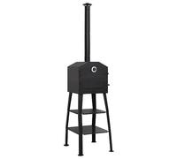 vidaXL Outdoor Pizza Oven Charcoal Fired with 2 Fireclay Stones Pizza Maker