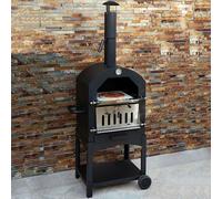 Outdoor Pizza Oven Fired Garden Charcoal BBQ Smoker Cooking Oven / 9" Peel