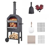 Outdoor pizza oven, pizza oven portable pizza maker, oven outdoor suitable for backyard and camping