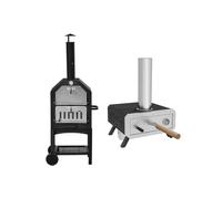 Outdoor Pizza Oven: Portable Wood Pellet Pizza Oven with Rotating Pizza Stone