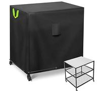Outdoor Pizza Oven Table Cover for Ooni Medium Table, Outdoor Prep Grilling Table Cover, Pizza Oven Stand Modular Table Cover,Waterproof, Windproof and UV Resistant (82 * 61 * 91cm)