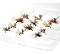 Outdoor Planet 12 AC Caddis Caddisflies/Mayfly/Attractor Nymph/Dragonflies and Damselflies/Stonefly/Hopper/Salmonfly/Dry Flies for Trout Fly Fishing Flies Lure Assortment
