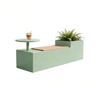 Outdoor Planter Box Integrated Planter Bench Divider Outdoor Landscaping