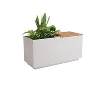 Outdoor Planter Box Planter Bench Combination Integrated Seat Box