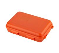 Outdoor Plastic Waterproof Shockproof Box Airtight Survival Case Container Storage Carry Box Outdoor Survival Set Box(Orange)