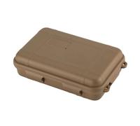 Outdoor Plastic Waterproof Shockproof Box Airtight Survival Case Container Storage Carry Box Outdoor Survival Set Box(Brown)