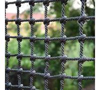 Outdoor Playground Safety Net for Kids & Adults, Balcony Railing Protection, Tree House Decor, Military-Style Obstacle Course, 6.6x9.9ft Safety Solution