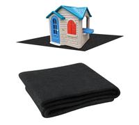 Outdoor Playhouse Mat, Jaxbo 59'' x 59'' Waterproof Outdoor Playhouse Activity Rug with Non Slip Backing Outside Game House Play Mat Home Floor Play House Pad Rug