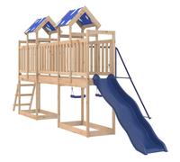 (solid pine wood) vidaXL Outdoor Playset Garden Playhouse Playground Equipment Solid Wood Pine