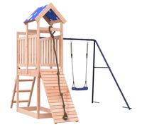 Outdoor Playset Garden Playhouse Playground Equipment Solid Wood Pine vidaXL