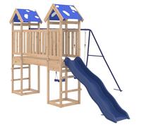 Outdoor Playset Garden Playhouse Playground Equipment Solid Wood Pine vidaXL