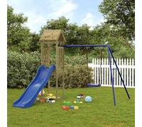 Outdoor Playset Impregnated Wood Pine Berkfield Home Brown One Size