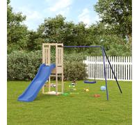 Outdoor Playset Impregnated Wood Pine Berkfield Home Brown One Size