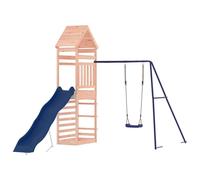 Outdoor Playset Playhouse Play Tower Garden Playground Set Solid Wood vidaXL