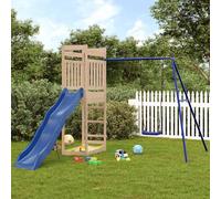 Outdoor Playset Solid Wood Pine Berkfield Home Brown One Size