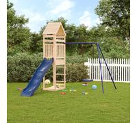 Outdoor Playset Solid Wood Pine Berkfield Home Brown One Size