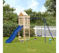 Outdoor Playset Solid Wood Pine Berkfield Home Brown One Size