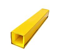 Outdoor Pole Padding Covered On All Sides,Wrap Around Pole Fits 4", 6", 7", 8" Pole Padding,Gym Garage Basement Pole Wrap Protection Barrier(Yellow,8"x8"(20x20cm) pole)