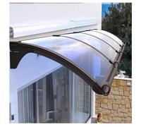 Outdoor Polycarbonate Awning Canopy for Doors & - Hollow Sheet Cover with Plastic Steel Bracket (80x220cm 32x87in) - Perfect Patio Protection