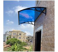 Outdoor Polycarbonate Awning, Door Canopy for Sun, Rain & Snow Protection, UV-Resistant, Weatherproof Entrance Cover, Perfect for Front Door Shield