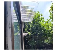 Outdoor Polycarbonate Window Door Awning for Rain and Snow Protection Impact Resistant Front Door Canopy with Extensible Roofing 40x230cm