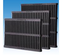 Outdoor Polymer Drain Grate Cover for Garden & Patio 500x350x50mm Leaf Stopper Drainage Grate Essential Lawn Protector 1PC for Effective Yard Drainage