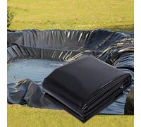 Outdoor Pond Liner 0.12mm Thick HDPE Membrane for Fish Ponds Waterfalls and Koi Pools (Size: 1×3.0m Coverage: 1㎡~225㎡) - and Waterproof