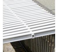 Outdoor Pool Drainage Grate - Splicable Gutter Filter, 25x100CM Overflow Grating for Yard, Walkways & Farms - Set of 6, Durable & Easy to Install, Perfect for Water Manag