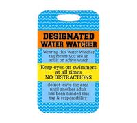 Outdoor Pool Rules Signs - Acrylic Pool Rules Badges Listing - Creative Safety Reminder Signs, Designated Water Watchman Accessories