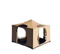 Outdoor pop-up canopies for camping, hanging tents inside with straight legs sunshades and instant awning(Dark Khaki)