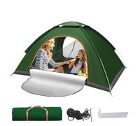 Outdoor Pop-up Tent | Family Tent Portable Camping Equipment | Wind Resistant Easy Assembly with Carry Bag Solar Shelter for Hiking Beach Garden Travel